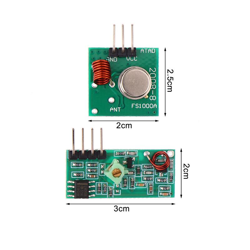 1/2Pcs 433MHZ 315MHZ Transmitt - 433Mhz Receiver Module incelemesi ve fiyatı