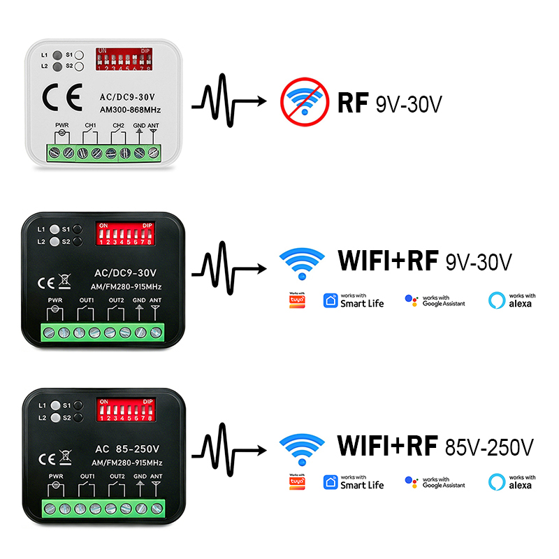 Works With Tuya Wifi 300-868MH - 433Mhz Receiver Module incelemesi ve fiyatı