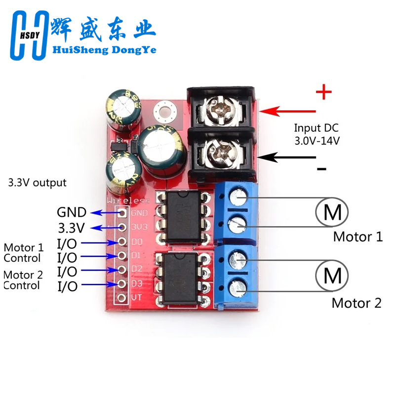 H Bridge Remote Control 5A 3V- - Level Shifter 3.3V incelemesi ve fiyatı